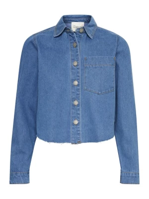 Obrázek produktu My Essential Wardrobe Přechodná bunda 'Zito'  modrá džínovina / stříbrná