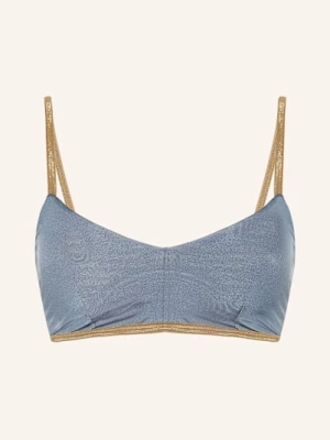 Obrázek produktu Mymarini Bralette Horní Díl Bikin Classic Shine V Oboustranném Provedení S Uv Ochranou 50+ černošedá