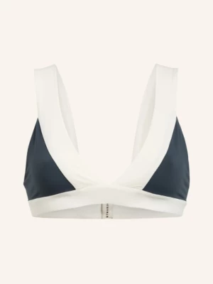 Obrázek produktu Mymarini Bustier Horní Díl Bikin Lady V Oboustranném Provedení S Uv Ochranou 50+ černá / tmavě šedá / krémová