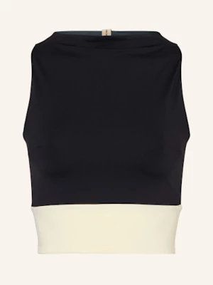 Obrázek produktu Mymarini Bustier Horní Díl Bikin Surftop V Oboustranné Provedení S Uv Ochranou 50+ černá / tmavě šedá / krémová