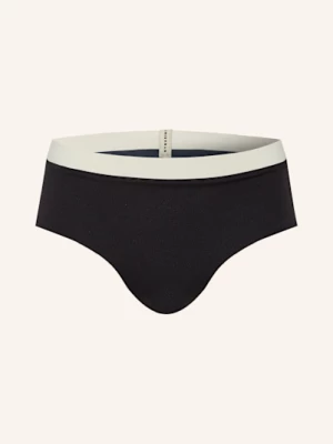 Obrázek produktu Mymarini Panty Bikinové Kalhotky Shorts V Oboustranném Provedení S Uv Ochranou 50+ černá / tmavě šedá / režná