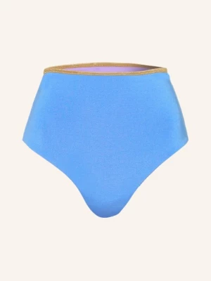 Obrázek produktu Mymarini Vysoké Bikiny Shine, Oboustranné, S Uv Ochranou 50+ tmavě modrá / zlatá / světle fialová