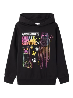 Obrázek produktu NAME IT Mikina 'NKMJiz Minecraft'  žlutá / fialová / pink / černá