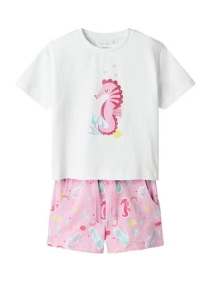 Obrázek produktu NAME IT Sada T-shirt a šortky Zosanna 13239682 Růžová Regular Fit