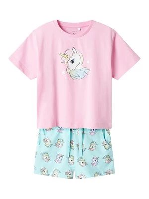 Obrázek produktu NAME IT Sada T-shirt a šortky Zosanna 13239682 Světle modrá Regular Fit