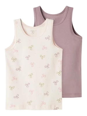 Obrázek produktu NAME IT Tílko  trávově zelená / bledě fialová / pink / pastelově růžová
