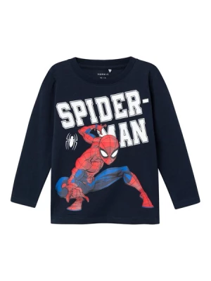 Obrázek produktu NAME IT Tričko 'Naza Spiderman'  modrá / námořnická modř / červená / bílá