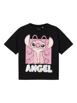 Obrázek produktu NAME IT Tričko 'NKFNyri Stitch'  růžová / pitaya / černá / bílá