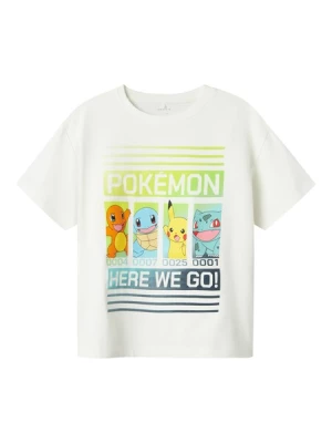 Obrázek produktu NAME IT Tričko 'NKMMABR POKEMON'  světlemodrá / žlutá / kiwi / bílá