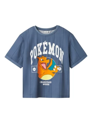 Obrázek produktu NAME IT Tričko 'NKMMELT POKEMON'  safírová / žlutá / oranžová / bílá