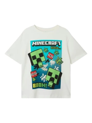 Obrázek produktu NAME IT Tričko 'NKMMus Minecraft'  tyrkysová / limetková / černá / bílá
