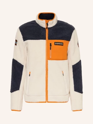 Obrázek produktu Napapijri Plyšová Bunda Yupik tmavě modrá / bílá / oranžová
