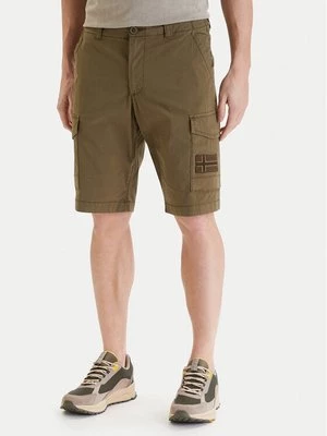 Obrázek produktu Napapijri Šortky z materiálu N-Horton NP0A4HOS Khaki Regular Fit