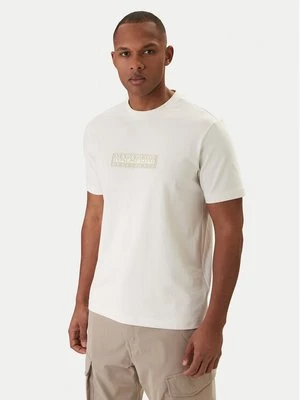 Obrázek produktu Napapijri T-Shirt S-Box Logo NP0A4IFL Écru Regular Fit Krémová