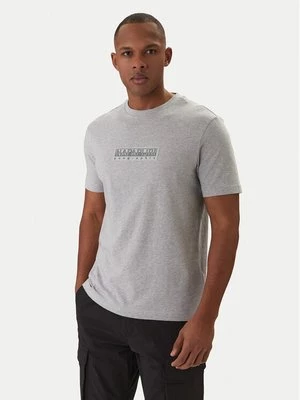 Obrázek produktu Napapijri T-Shirt S-Box Logo NP0A4IFL Šedá Regular Fit