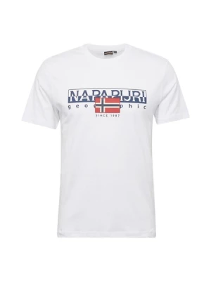 Obrázek produktu NAPAPIJRI Tričko 'S-Aylmer'  krémová / marine modrá / brusinková / bílá