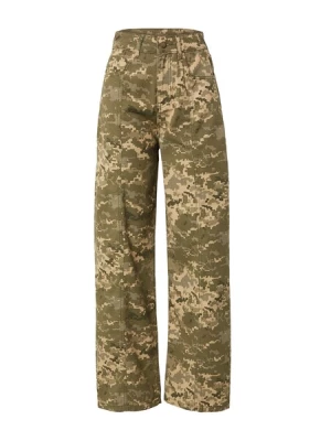 Obrázek produktu Nasty Gal Kalhoty 'Abstract'  béžová / khaki / olivová