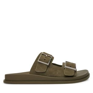 Obrázek produktu Nazouváky Calvin Klein City Sandal Buckle Suede HW0HW03130 Zelená