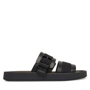 Obrázek produktu Nazouváky Calvin Klein Ergon Buckle Sandal Wb Lth Aop HM0HM02096 Černá