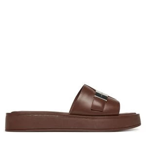 Obrázek produktu Nazouváky Calvin Klein Flatform Slide W/Ck Hw - Lth HW0HW02368 Hnědá