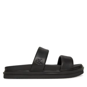 Obrázek produktu Nazouváky Calvin Klein Jeans Flat Molded Doublebar Sandal Lth YM0YM01226 Černá