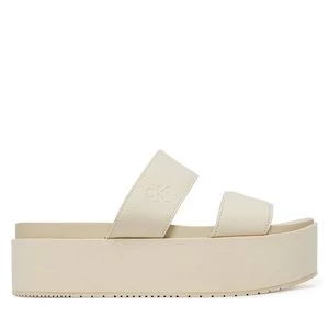 Obrázek produktu Nazouváky Calvin Klein Jeans Flatform Sandal Webbing In YW0YW01789 Écru