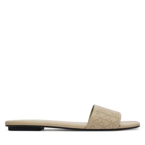 Obrázek produktu Nazouváky Calvin Klein Org Flat Sndl One Bar Lth Aop HW0HW02857 Béžová