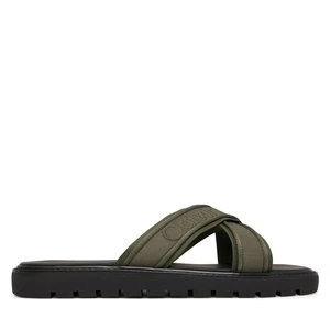 Obrázek produktu Nazouváky Calvin Klein Sq Molded Sandal Xcross Wb HM0HM02101 Zelená
