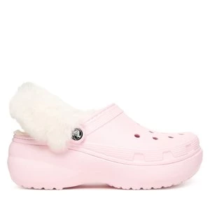 Obrázek produktu Nazouváky Crocs Classic Platform Fuzz Lined Clog 212854 Růžová