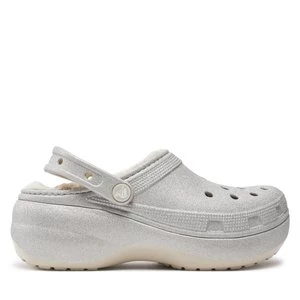 Obrázek produktu Nazouváky Crocs Classic Platform Glitter Lined Clog W 210413 Stříbrná
