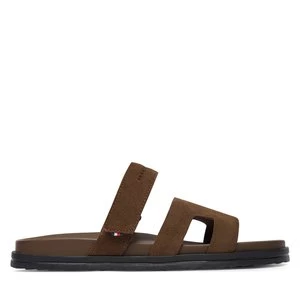 Obrázek produktu Nazouváky Tommy Hilfiger Adjustable Premium Suede Sandal FM0FM05774 Hnědá