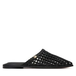 Obrázek produktu Nazouváky Tommy Hilfiger Hilfiger Leather Mix Flat Mule FW0FW09280 Černá
