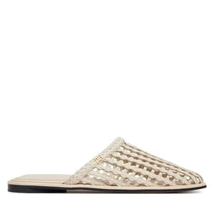 Obrázek produktu Nazouváky Tommy Hilfiger Hilfiger Leather Mix Flat Mule FW0FW09280 Krémová