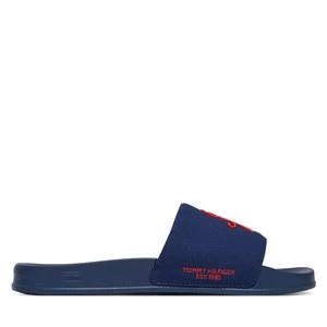 Obrázek produktu Nazouváky Tommy Hilfiger Logo Embroidery Canvas FM0FM05858 Tmavomodrá