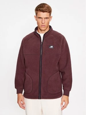 Obrázek produktu New Balance Fleecová mikina Athletics Polar Fleece Full Zip MJ33503 Tmavě červená Regular Fit