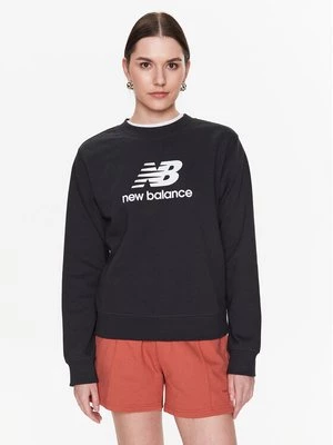 Obrázek produktu New Balance Mikina Essentials Stacked Logo WT31532 Černá Relaxed Fit