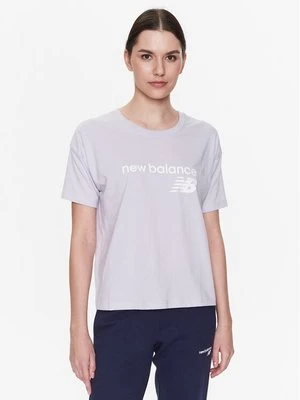 Obrázek produktu New Balance T-Shirt Stacked WT03805 Fialová Relaxed Fit