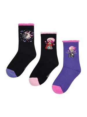 Obrázek produktu NIGHTMARE BEFORE CHRISTMAS Krátké ponožky CEO-ACCCS-AW25-335NBC(3-PACK) Černá