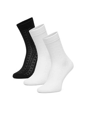 Obrázek produktu Nine West Dlouhé ponožky CEO_BR_NW_25077_W_AW25 (3 PACK) Bílá