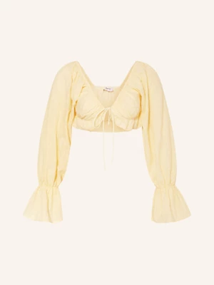Obrázek produktu Ninety-9 Cropped Halenka Sunseeker tmavě žlutá