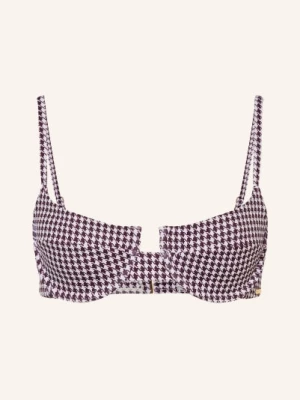 Obrázek produktu Ninety-9 Podprsenka Bikini Marbella tmavě červená / bílá