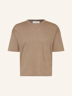 Obrázek produktu Nn.07 Pletené Tričko Ryan S Lnem khaki
