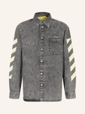 Obrázek produktu Off-White Džínová Košile šedá / tmavě žlutá