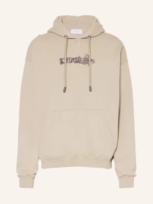 Obrázek produktu Off-White Mikina S Kapucí světle hnědá / tmavě hnědá