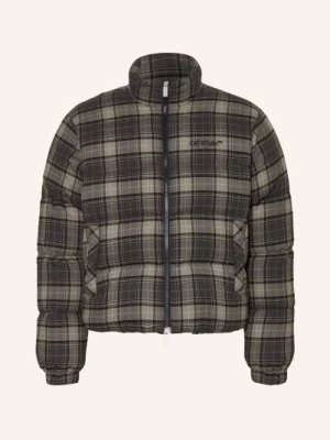 Obrázek produktu Off-White Péřová Bunda tmavě šedá / šedá