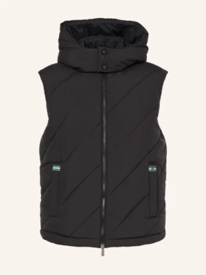 Obrázek produktu Off-White Steppovaná Vesta S Odnímatelnou Kapucí černá