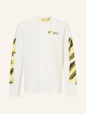 Obrázek produktu Off-White Tričko S Dlouhým Rukávem bílá / žlutá / černá