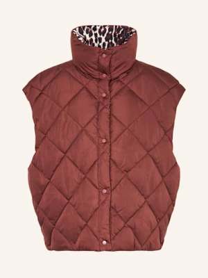 Obrázek produktu Oh April Oboustranná Vesta Onyx krémová / černá / tmavě červená