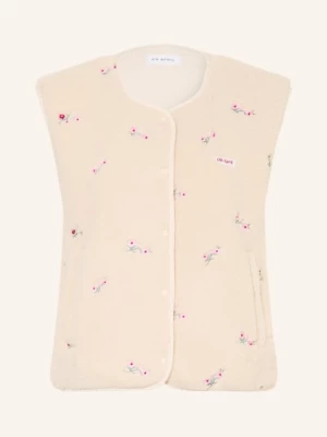 Obrázek produktu Oh April Teddyfellová Vesta Magnolia krémová / růžová / olivová