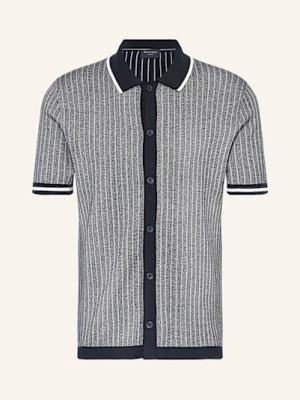 Obrázek produktu Olymp Úpletová Košile Casual Comfort Fit tmavě modrá / bílá